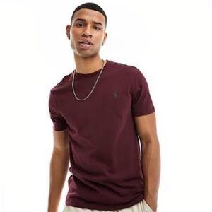 Polo by Ralph Lauren Men's Dark Red Short Sleeve Tee